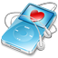 iPod Video Blue Favorite Icon 64x64 png
